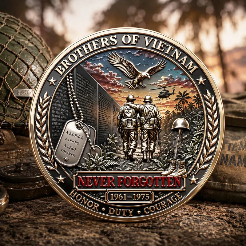Vietnam Veteran Welcome Home Brother Commemorative Coin