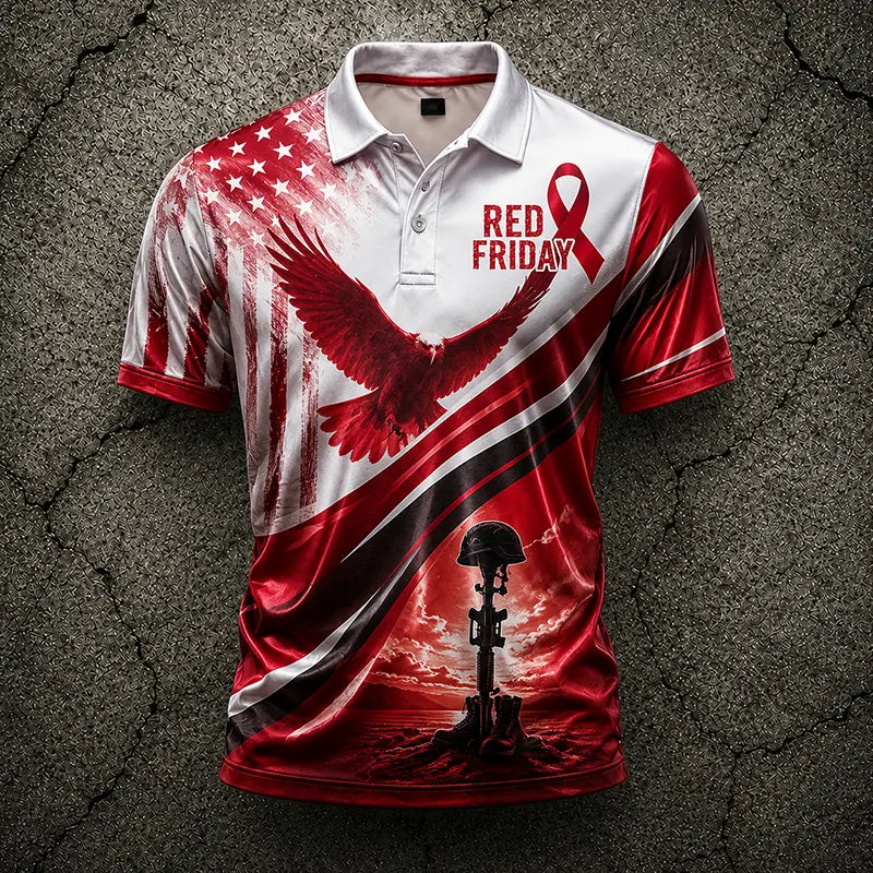 Men's "Red Friday" Commemorative Polo Shirt