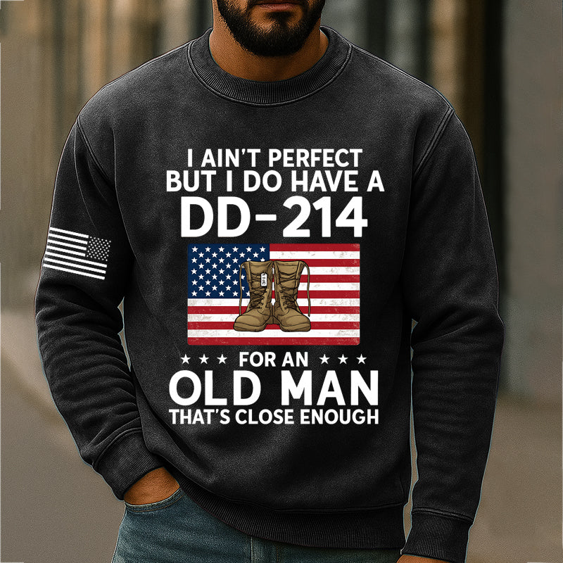 Veteran Printed Casual Men's Sweatshirt