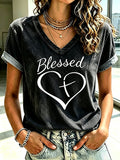 Women's  Faith  Printing  Top