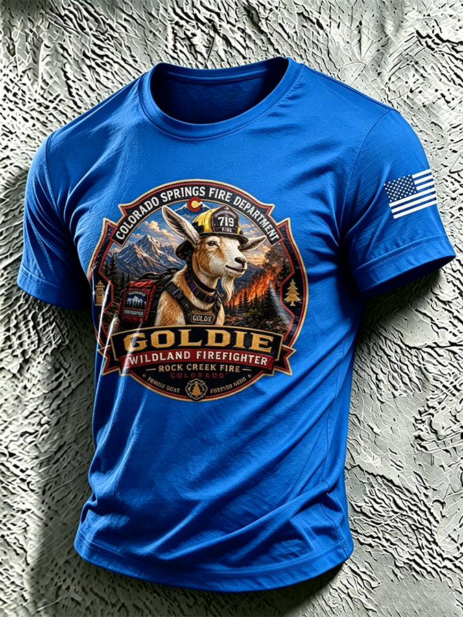 Men's Colorado Print Short Sleeve T-Shirt