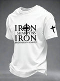 Men's Retro Print Short-Sleeve T-Shirt