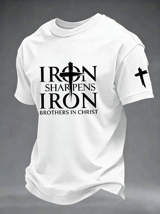 Men's Retro Print Short-Sleeve T-Shirt