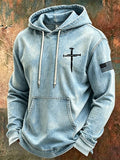 Men's Casual Printed Hooded Sweatshirt