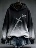 Women's Be Still And Know Psalm 46:10 Printed Sweatshirt