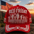 "Red Friday" Veteran Commemorative Casual Baseball Cap