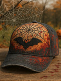 Halloween print baseball cap