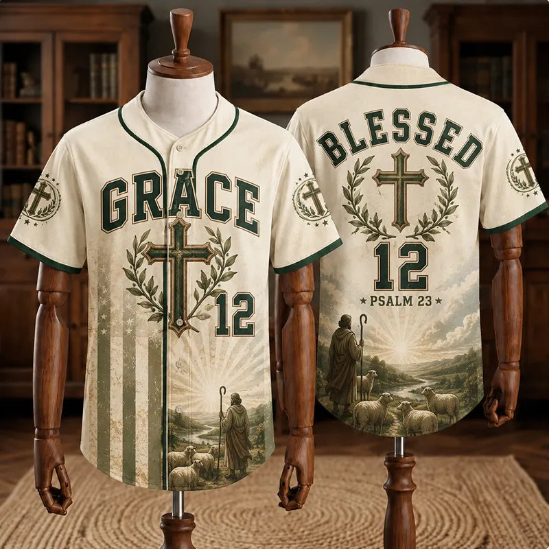 Faith Art Print Baseball Shirt