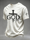 Men's Faith Cross-Print Short-Sleeve T-Shirt