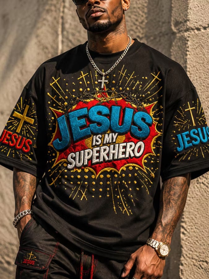 Men'S Faith Print T-Shirt