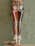 Women's Vintage Skull Art Comfort Leggings