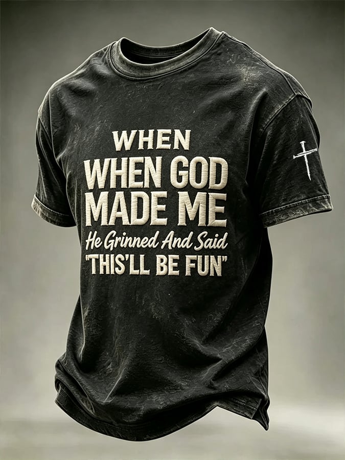 Men's Faith Print Short-Sleeve T-Shirt