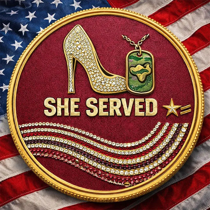 She Served – Honoring Women in Uniform Commemorative Metal Medal