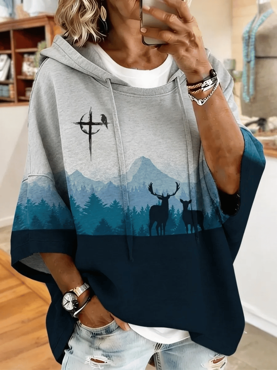 Women's Faith Print Hoodie