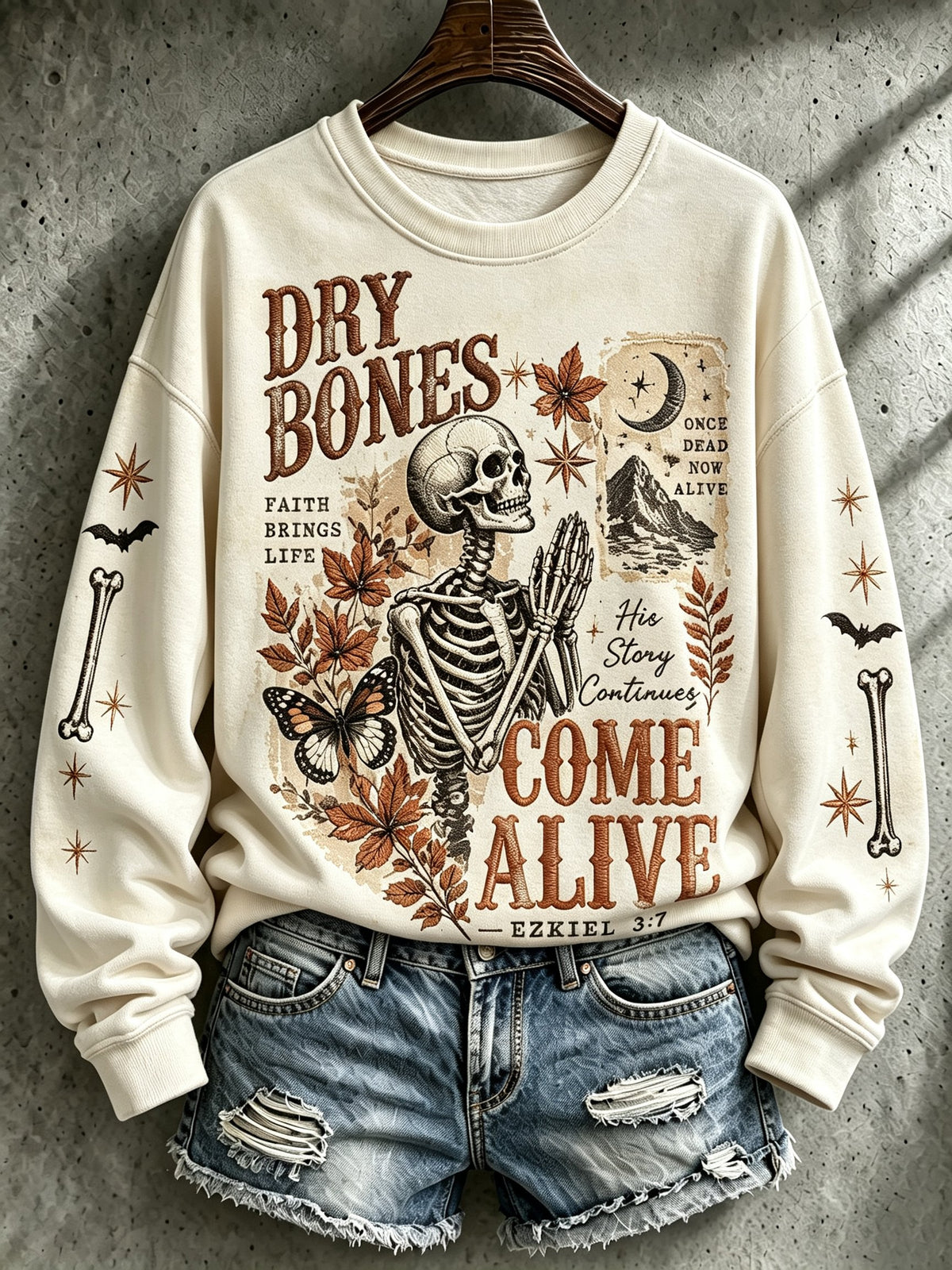 Women's Halloween Print Sweatshirt