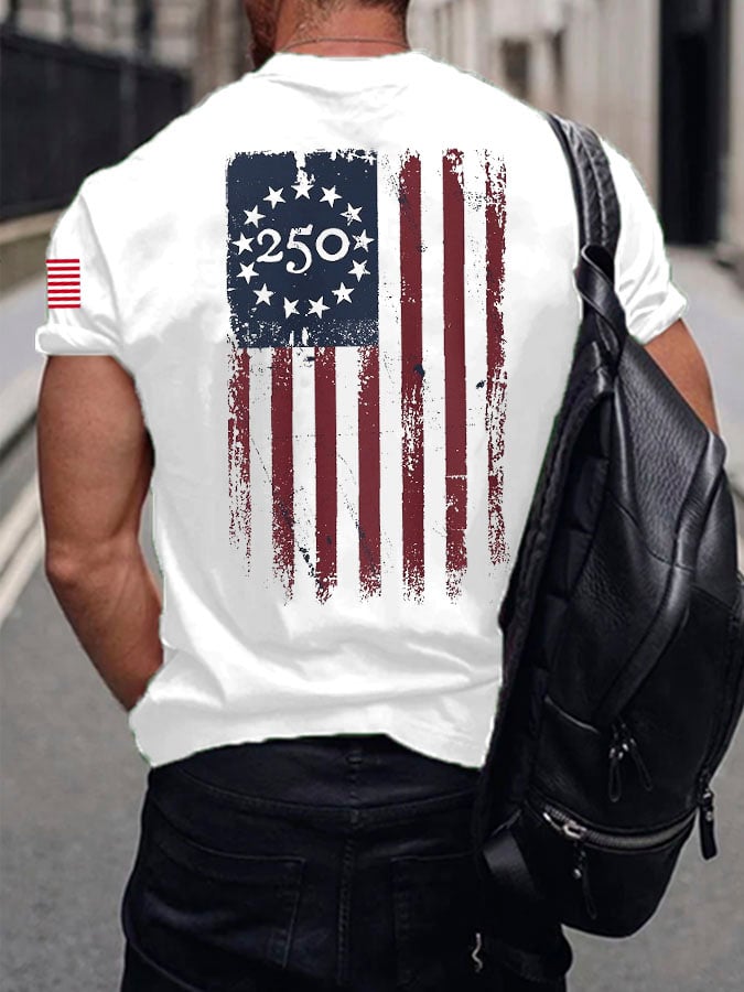 Men's America 250th Anniversary We The People Print T-Shirt