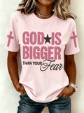 Women's Faith Print T-shirt