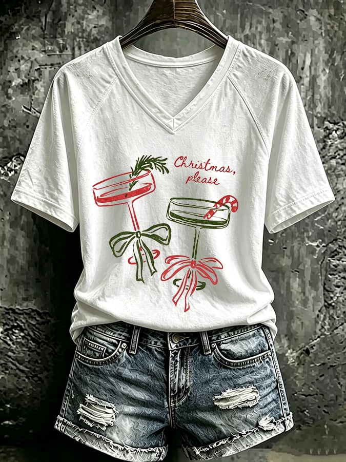 Women's Casual Printed Short-Sleeve T-Shirt