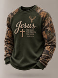 Men'S Casual Faith Graphic Casual Top