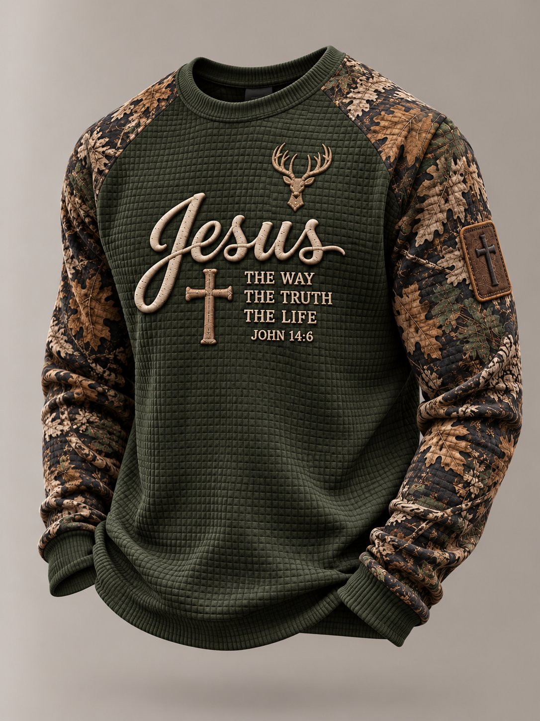 Men'S Casual Faith Graphic Casual Top