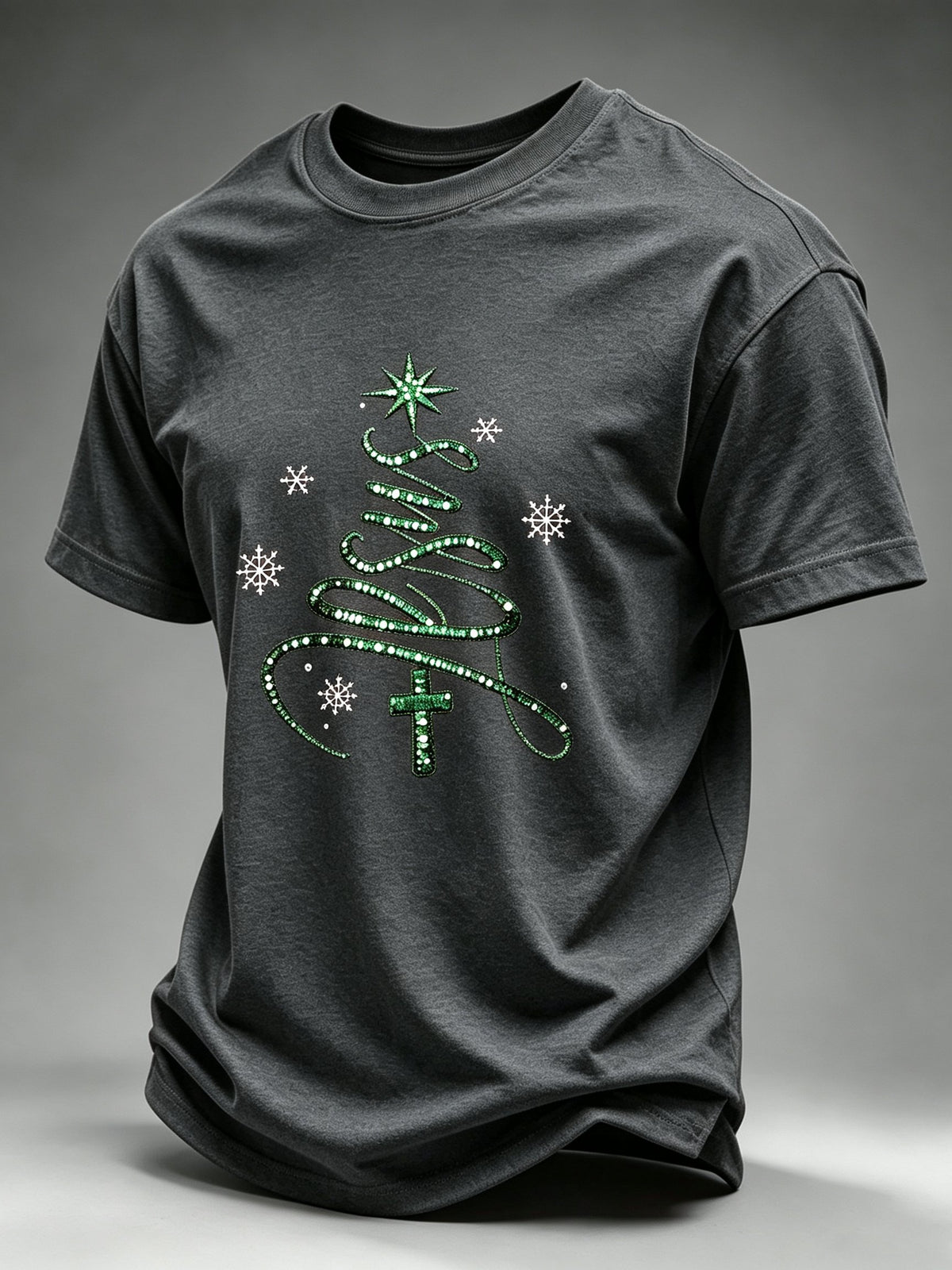 Men's Christmas Printed Short-Sleeve T-Shirt
