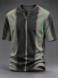 Men's Vintage Faith Faux-Linen T-shirt