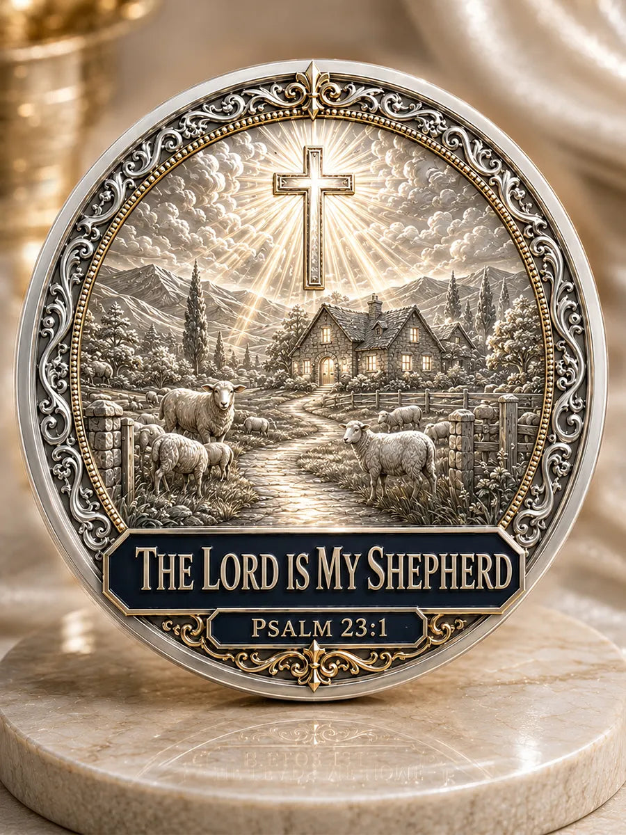 The Good Shepherd Commemorative Metal Medal