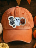 Unisex Halloween BOO Ghost Print Baseball Cap