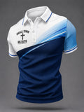 Men's Faith Print Casual Polo