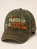 Unisex Autumn Faith-Print Hat
