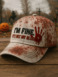 Unisex Halloween Print Hat