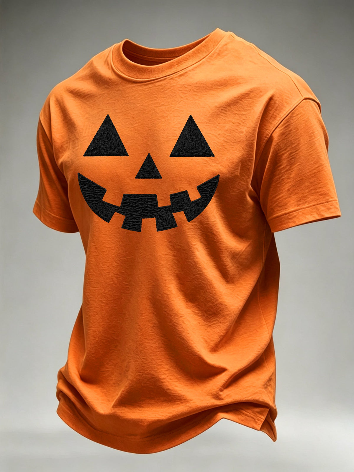 Men's Halloween Spooky Face Print T-Shirt