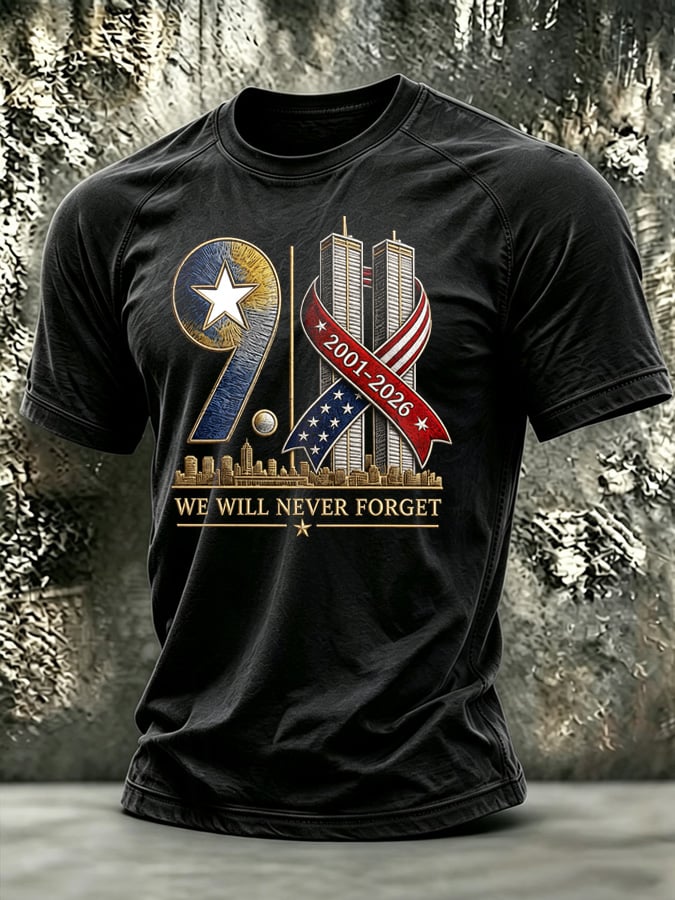 Men's USA 911 Print T-Shirt