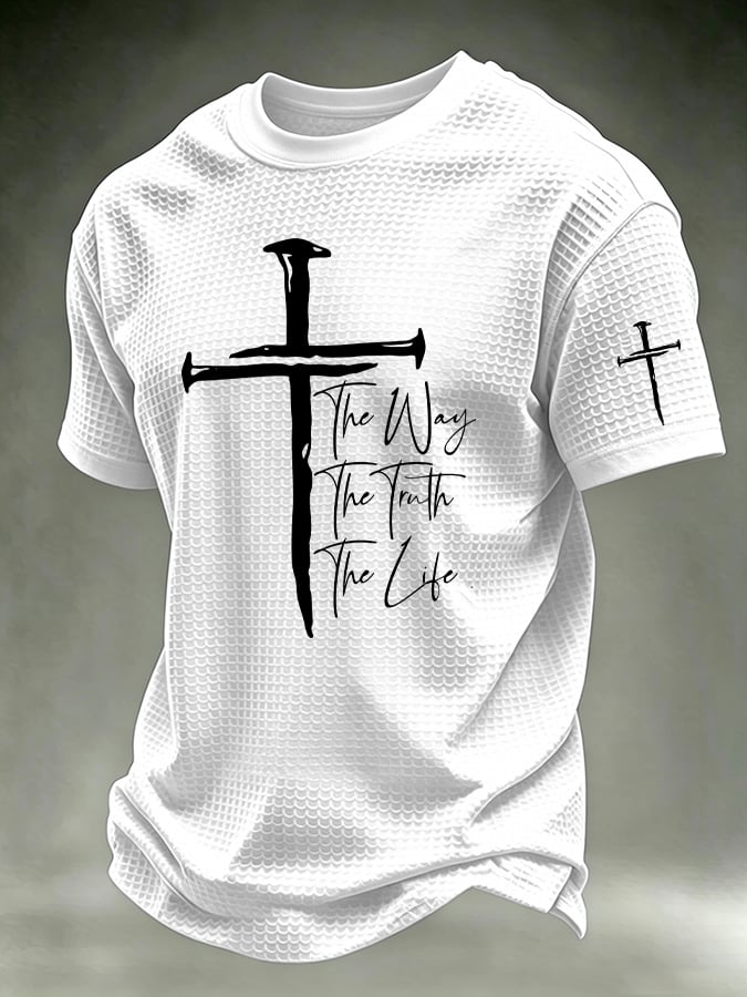 Men's  “Faith” waffle knit T-shirts