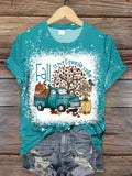 Women's Fall Is My Favorite Color Print T-Shirt