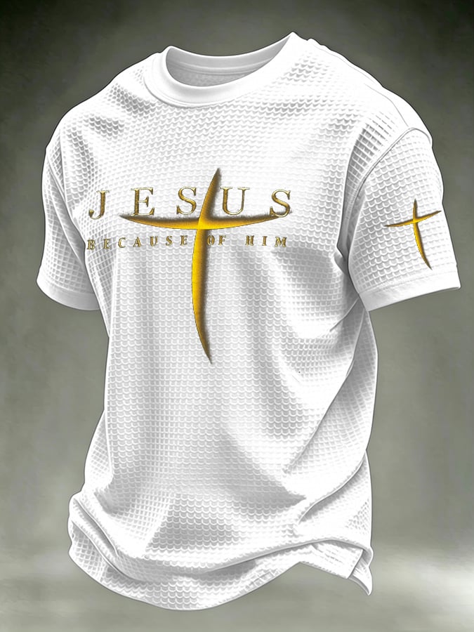 Men's  “Faith” waffle knit T-shirts
