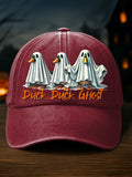 Unisex Halloween print baseball cap