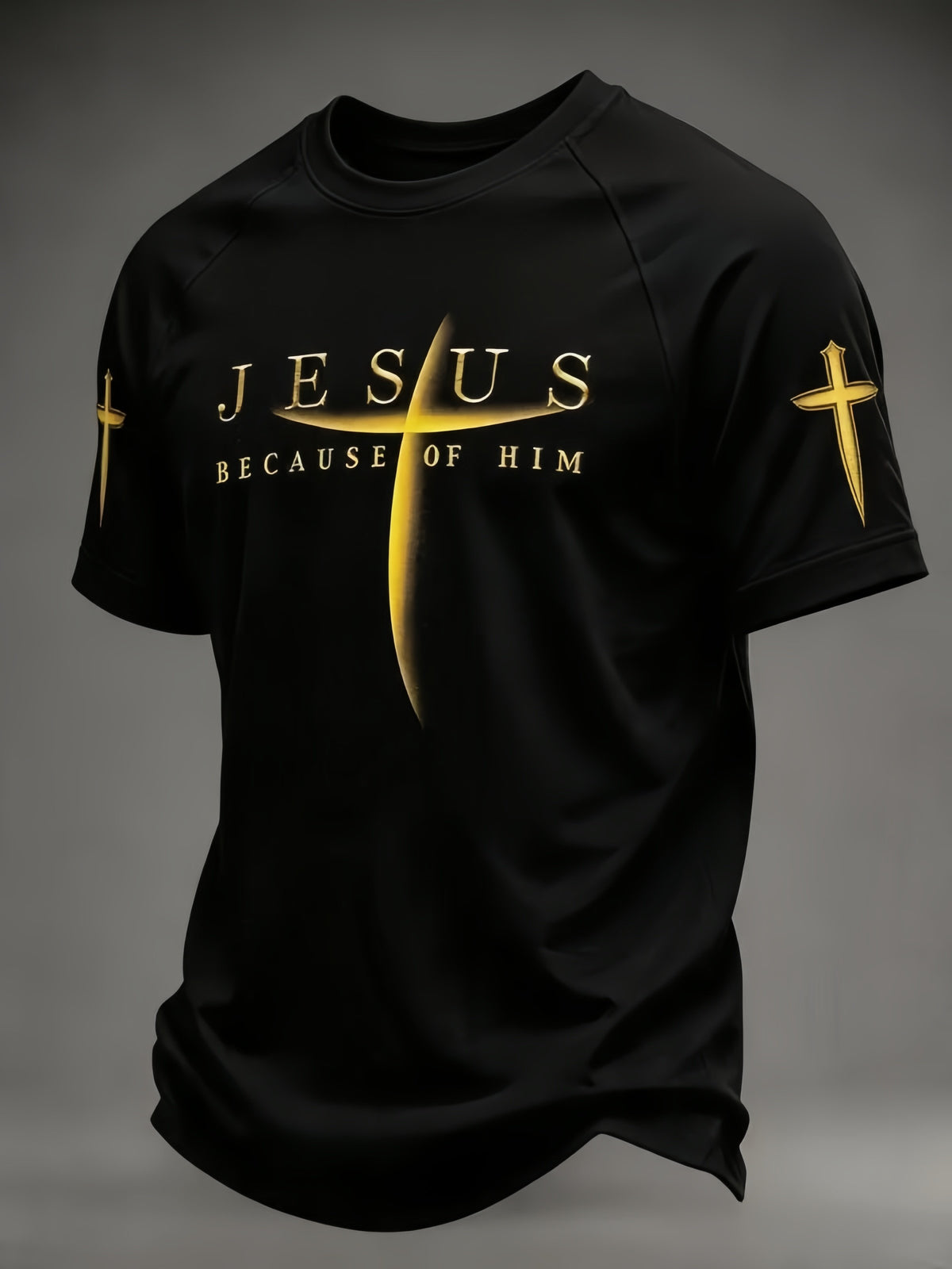Men's Casual Faith Graphic Print T-Shirt