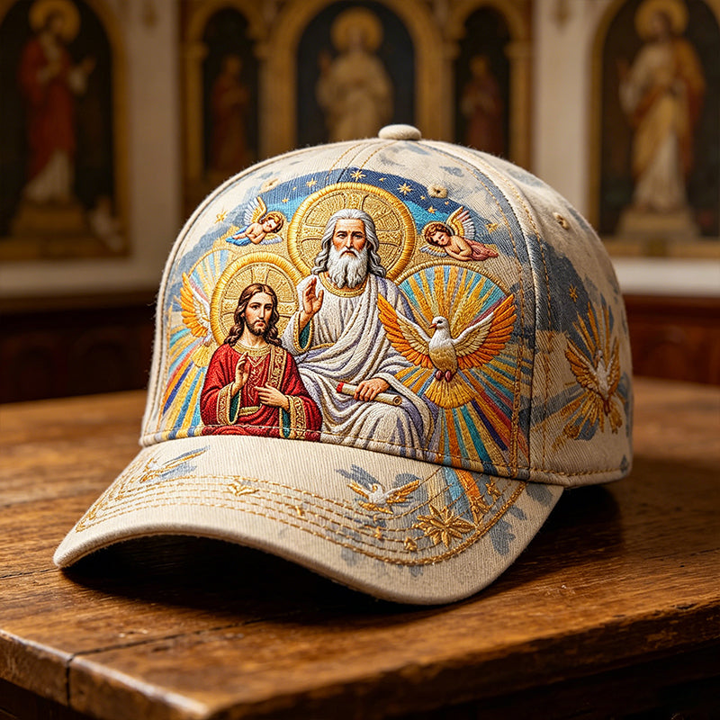 Religious Faith The Most Holy Trinity Art Print Casual Cap