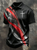 Men'S Casual "Faith" Print T-Shirt