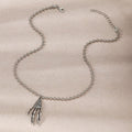 Fashionable And Personalized Creative Ghost Claw Design Necklace