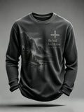 Men's Be Still And Know Psalm 46:10 Printed Waffle-Knit Top