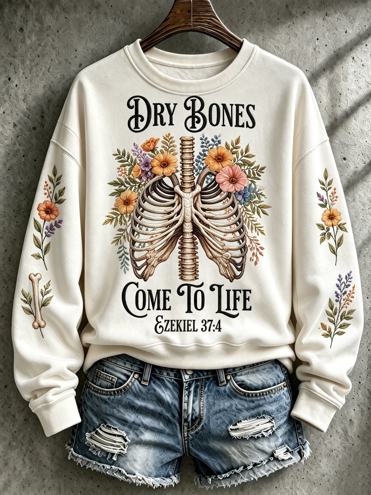 Women's Halloween Print Sweatshirt