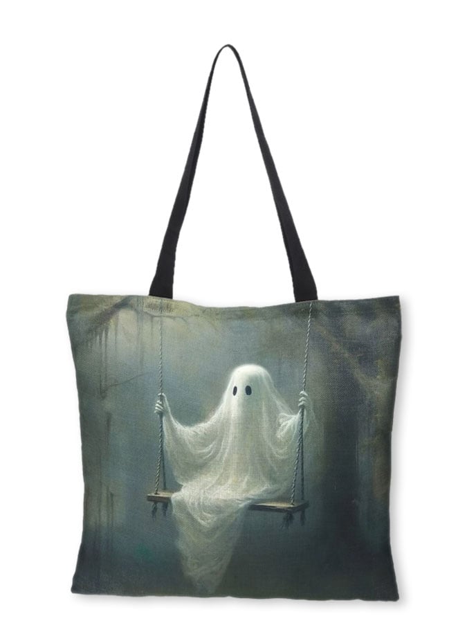 Halloween Ghost Print Bag