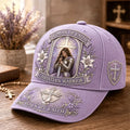 Woman of Faith Christian Warrior Lavender Baseball Cap