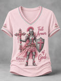 Classic Christian Full Armor Of God Short-Sleeved Shirt