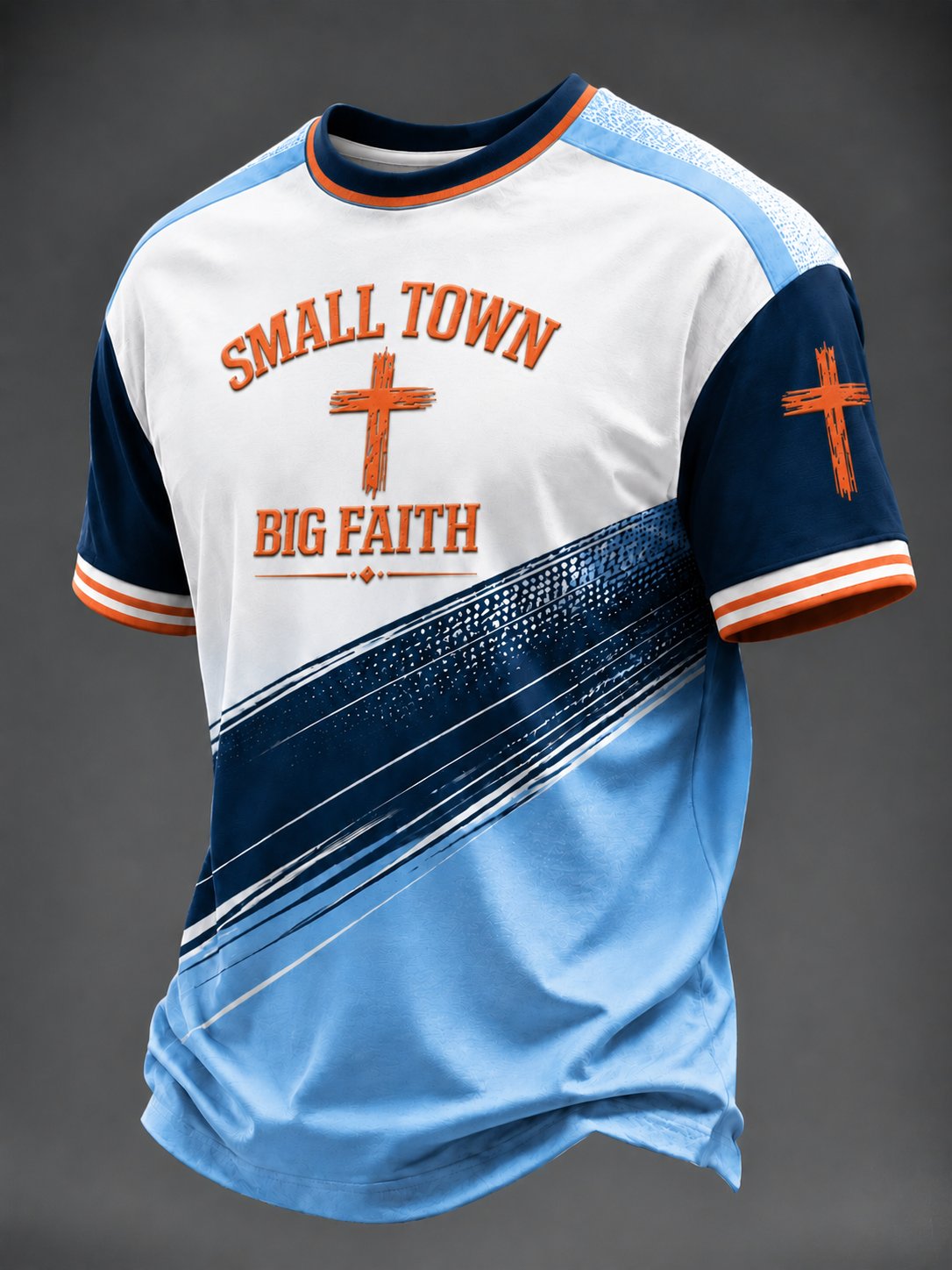 Men's Faith Print Casual T-shirt