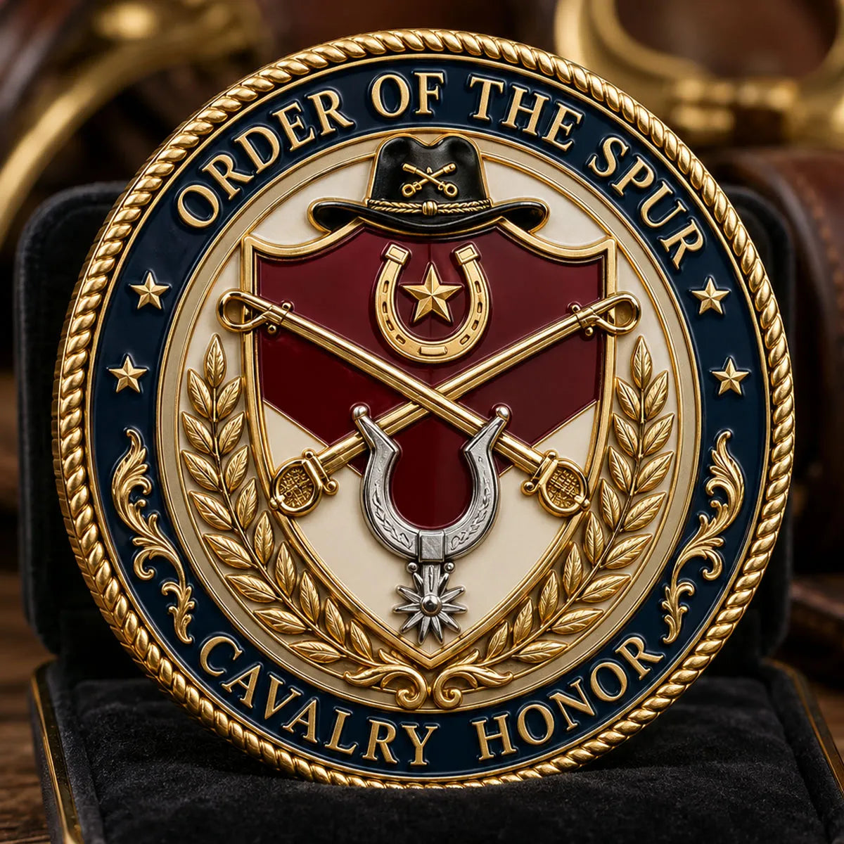 Spur Ride Commemorative Metal Medal