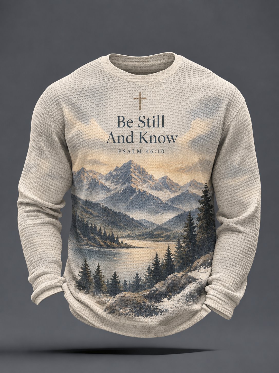Men's Faith-Print Casual Top