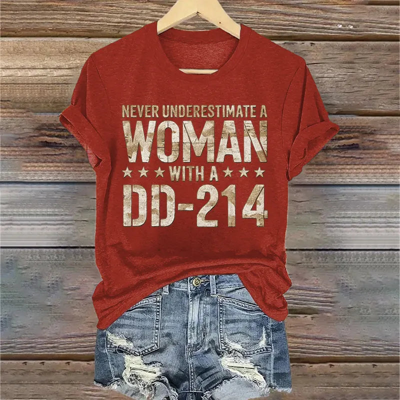 US Veteran Print Women's T-Shirt